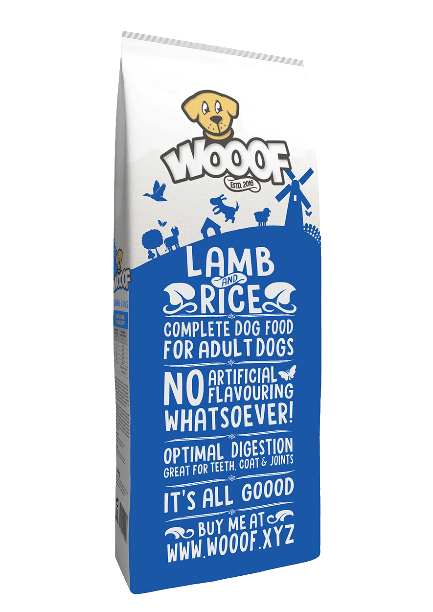 WOOOF lam & rijst